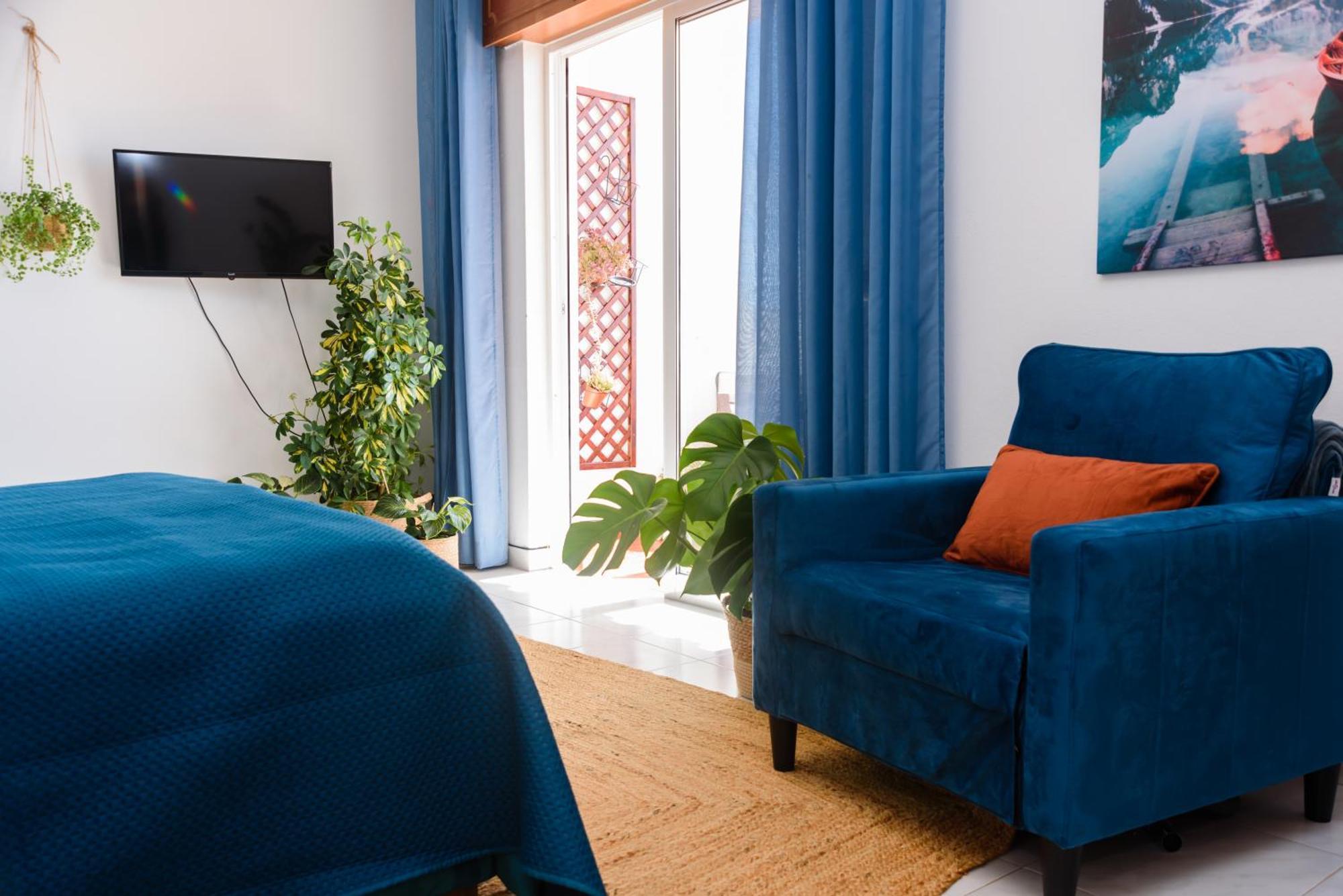 Hillside Studio With Sea View & Fibre Internet Albufeira Exterior photo